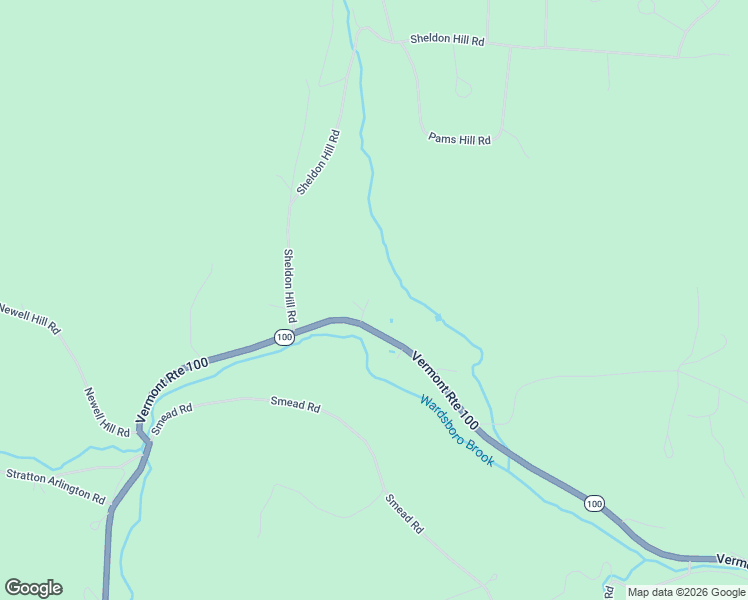 map of restaurants, bars, coffee shops, grocery stores, and more near 4448 Vermont Route 100 in Wardsboro
