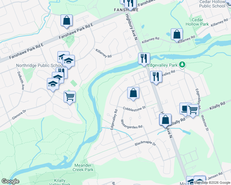 map of restaurants, bars, coffee shops, grocery stores, and more near 6 Cobblestone Gate in London