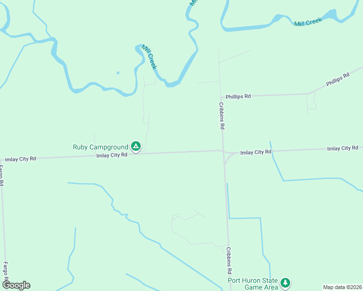 map of restaurants, bars, coffee shops, grocery stores, and more near 7604 Imlay City Road in Avoca