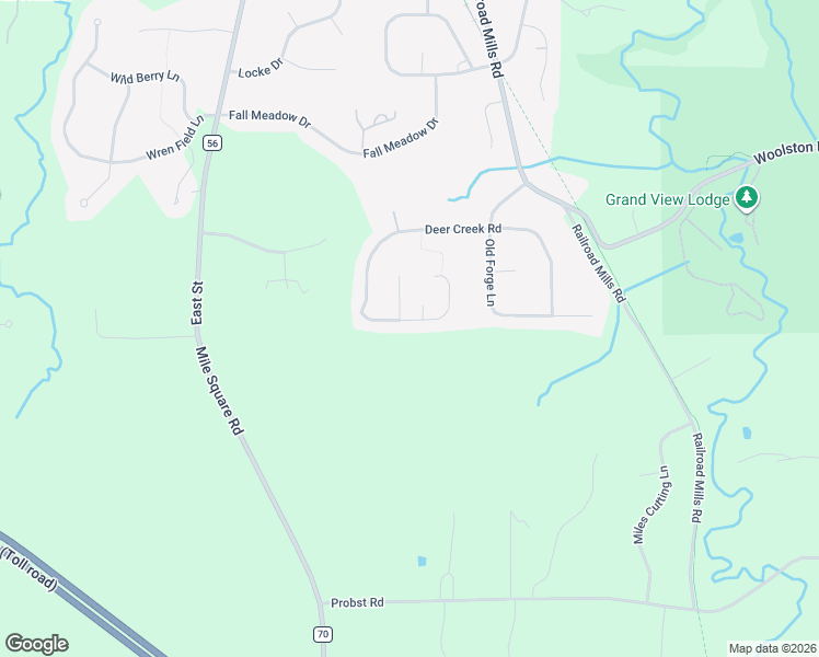 map of restaurants, bars, coffee shops, grocery stores, and more near 17 Wandering Trail in Pittsford