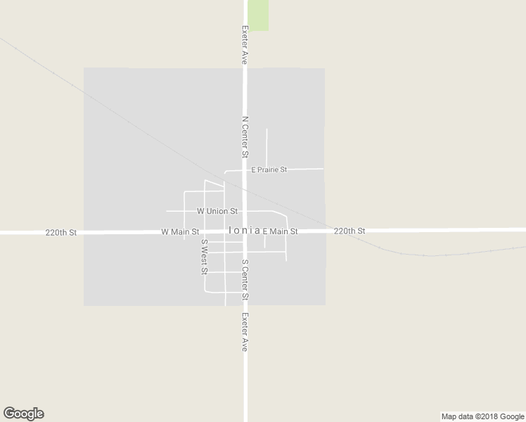map of restaurants, bars, coffee shops, grocery stores, and more near 100 East Union Street in Ionia