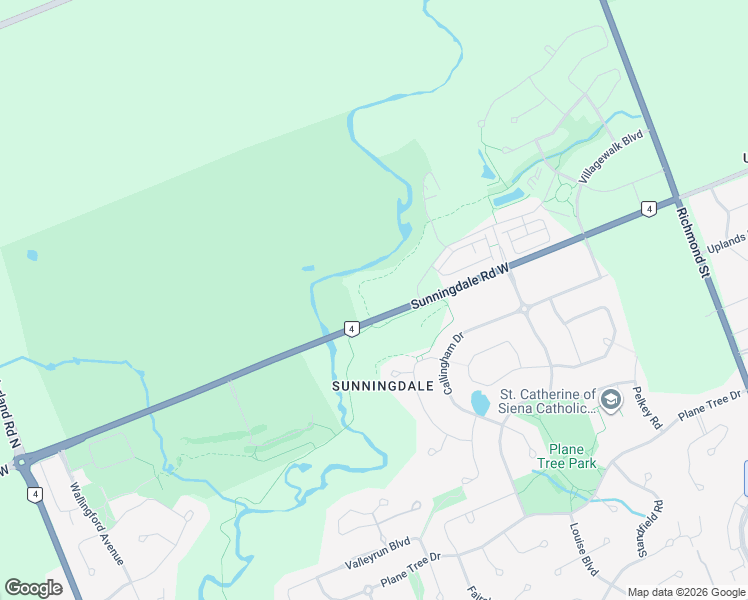 map of restaurants, bars, coffee shops, grocery stores, and more near 304-310 Sunningdale Road West in London