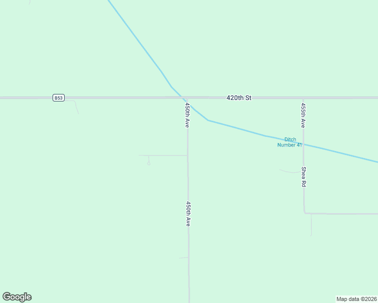map of restaurants, bars, coffee shops, grocery stores, and more near 4200-4218 450th Avenue in Mallard