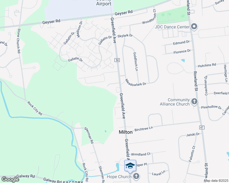 map of restaurants, bars, coffee shops, grocery stores, and more near 283 Greenfield Avenue in Ballston Spa
