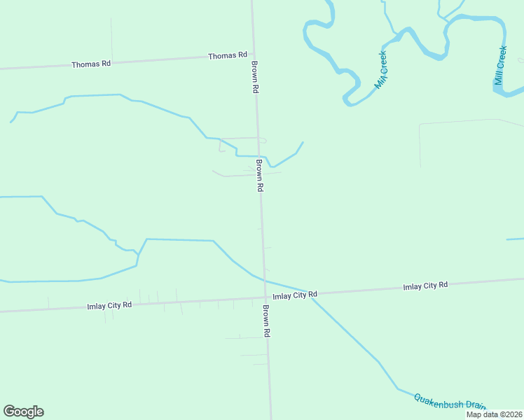 map of restaurants, bars, coffee shops, grocery stores, and more near 4603 Brown Road in Avoca