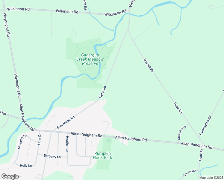 map of restaurants, bars, coffee shops, grocery stores, and more near 724 Victor Rd in Macedon