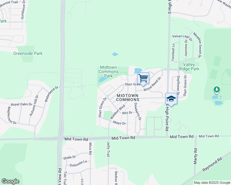 map of restaurants, bars, coffee shops, grocery stores, and more near 8102 Starr Grass Drive in Madison