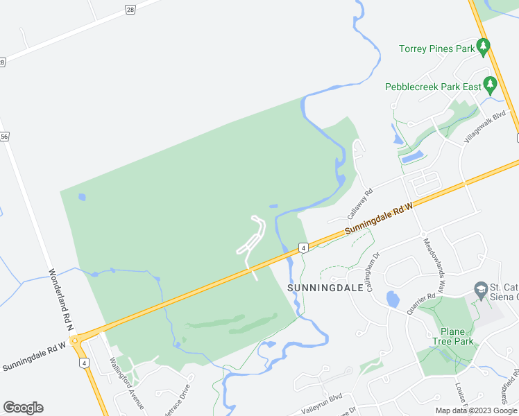 map of restaurants, bars, coffee shops, grocery stores, and more near 259 Sunningdale Road West in London