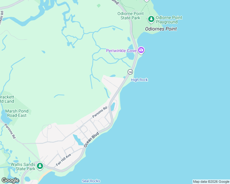 map of restaurants, bars, coffee shops, grocery stores, and more near 14 Pollock Drive in Rye