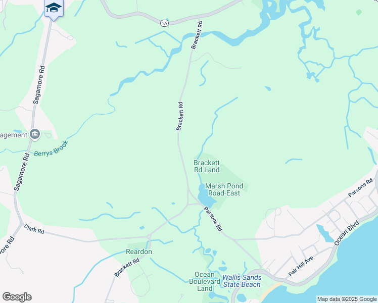 map of restaurants, bars, coffee shops, grocery stores, and more near 155 Brackett Road in Rye