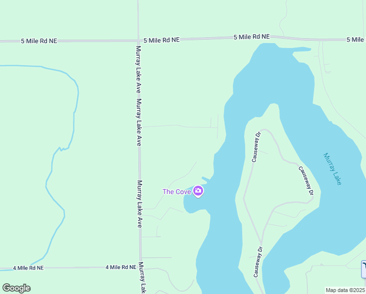 map of restaurants, bars, coffee shops, grocery stores, and more near 4000 Murray Lake Avenue in Lowell