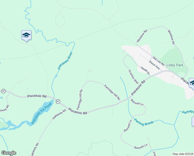 map of restaurants, bars, coffee shops, grocery stores, and more near 28 Partridge Hill Road in Newfields