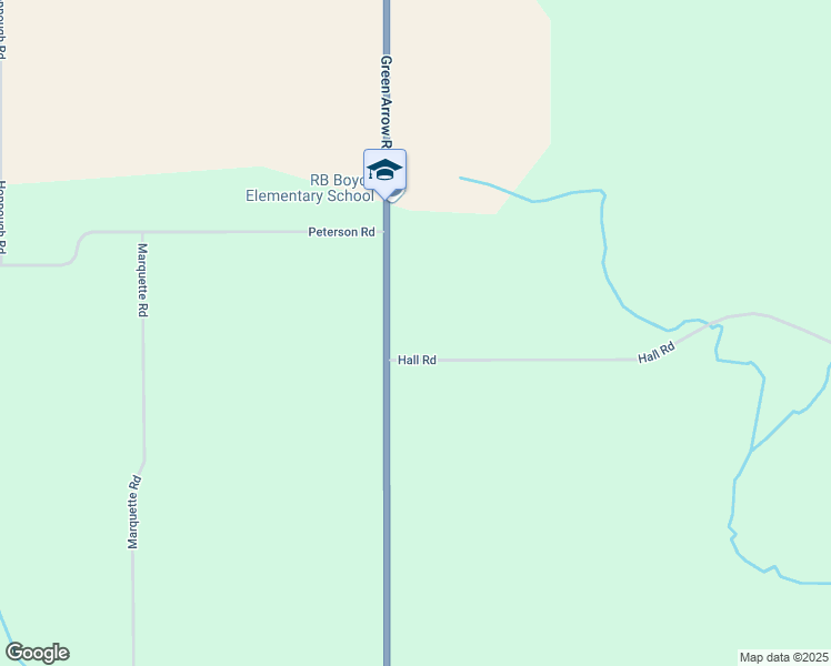 map of restaurants, bars, coffee shops, grocery stores, and more near Hall Road in Ionia