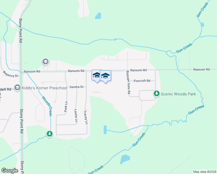 map of restaurants, bars, coffee shops, grocery stores, and more near 1100 Ransom Road in Grand Island