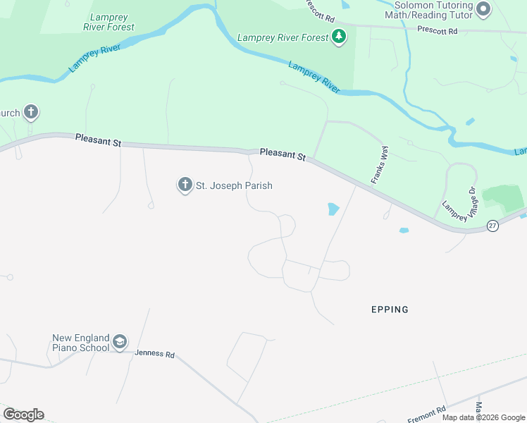 map of restaurants, bars, coffee shops, grocery stores, and more near 51 Sunset Ridge Road in Epping