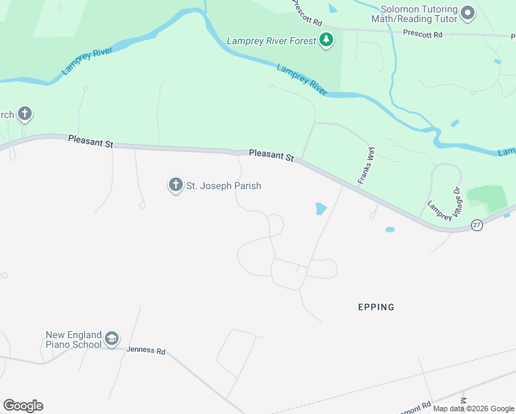 map of restaurants, bars, coffee shops, grocery stores, and more near 51 Sunset Ridge Road in Epping