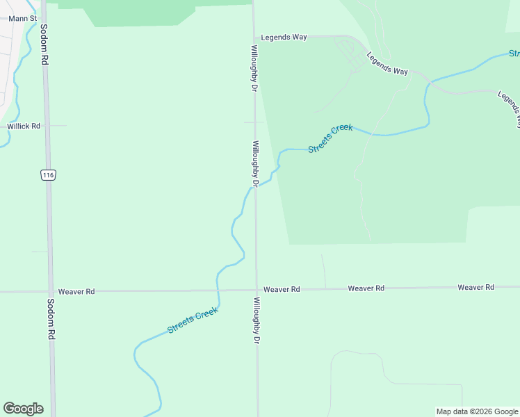 map of restaurants, bars, coffee shops, grocery stores, and more near 9694 Willoughby Drive in Niagara Falls