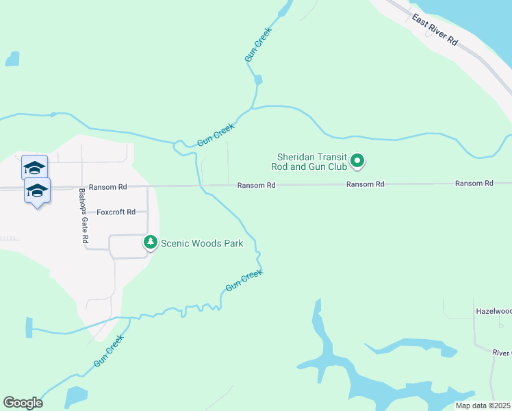 map of restaurants, bars, coffee shops, grocery stores, and more near 784 Ransom Road in Grand Island