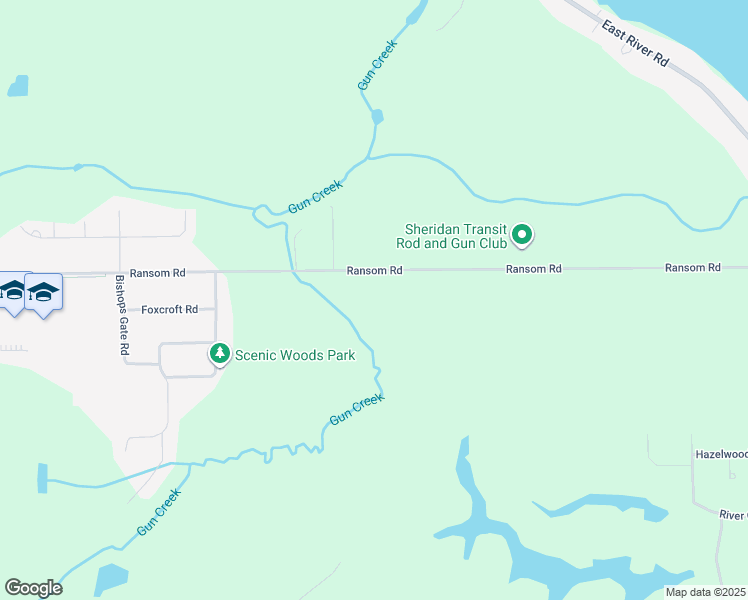 map of restaurants, bars, coffee shops, grocery stores, and more near 784 Ransom Road in Grand Island