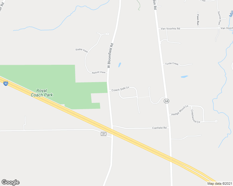 map of restaurants, bars, coffee shops, grocery stores, and more near 1 Post Side Lane in Pittsford