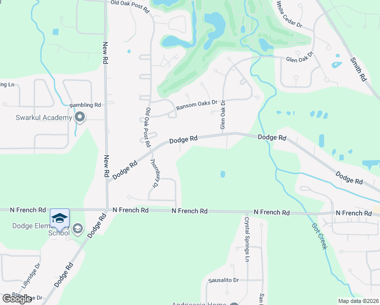 map of restaurants, bars, coffee shops, grocery stores, and more near 2285 Dodge Road in East Amherst
