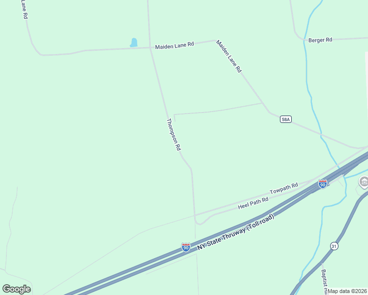 map of restaurants, bars, coffee shops, grocery stores, and more near 8684 Thompson Rd in Port Byron