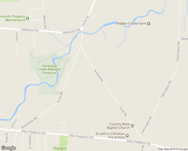 map of restaurants, bars, coffee shops, grocery stores, and more near 799 N Hook Rd in Macedon