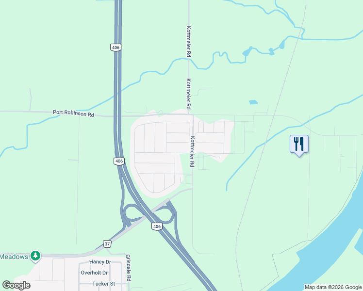 map of restaurants, bars, coffee shops, grocery stores, and more near 11 Beatty Avenue in Thorold