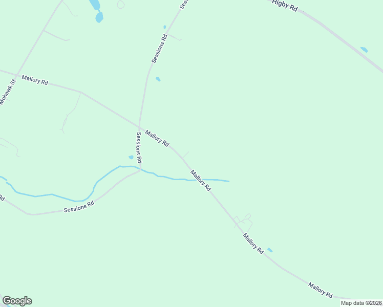 map of restaurants, bars, coffee shops, grocery stores, and more near 9841 Mallory Road in New Hartford