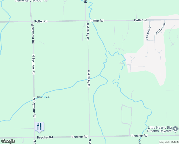 map of restaurants, bars, coffee shops, grocery stores, and more near 2296 North McKinley Road in Flushing