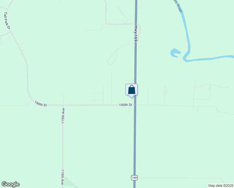 map of restaurants, bars, coffee shops, grocery stores, and more near 1109 190th Street in Algona