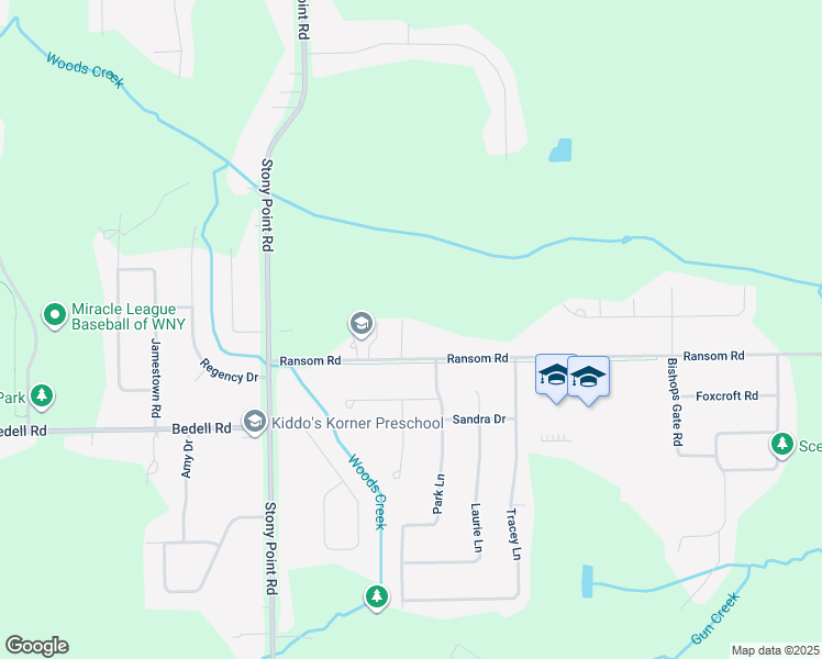 map of restaurants, bars, coffee shops, grocery stores, and more near 1307 Ransom Road in Grand Island