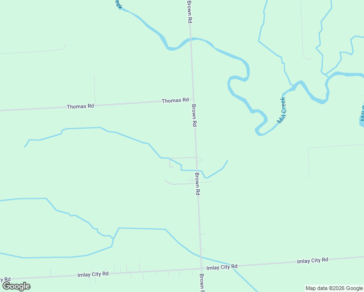 map of restaurants, bars, coffee shops, grocery stores, and more near 4742 Brown Road in Township of Kenockee