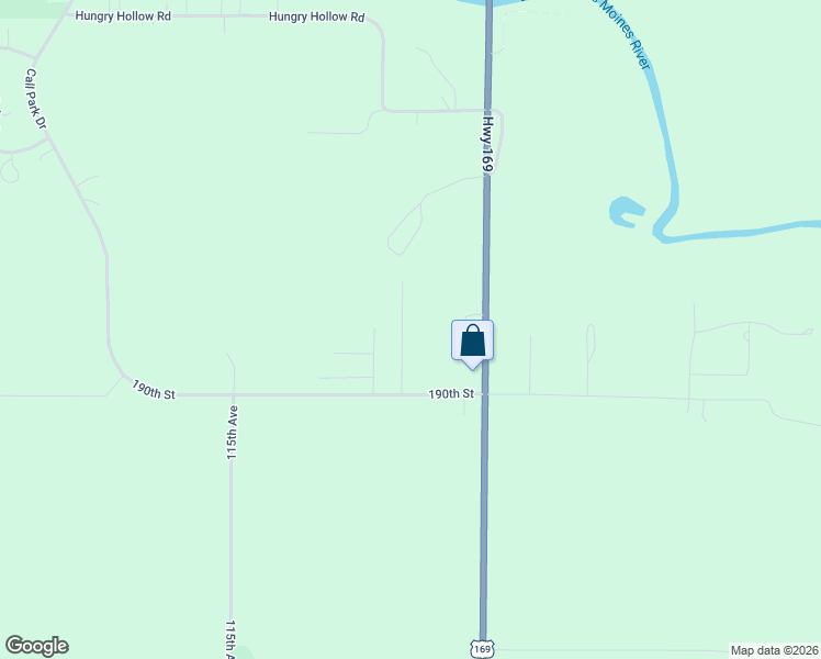 map of restaurants, bars, coffee shops, grocery stores, and more near 1109 190th Street in Algona