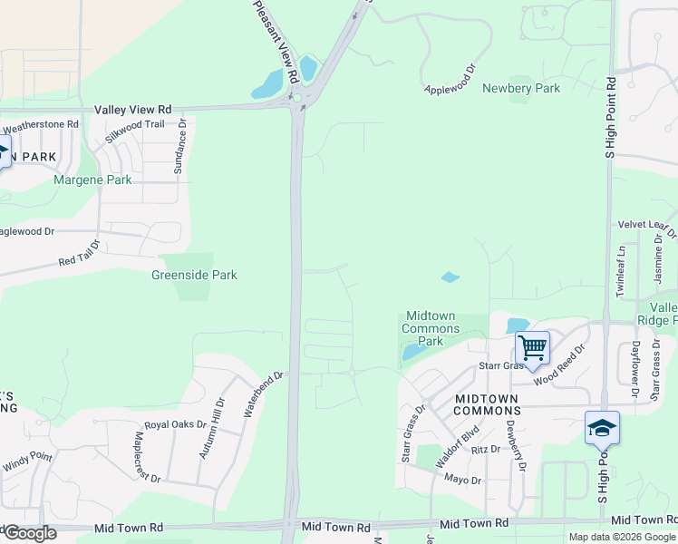 map of restaurants, bars, coffee shops, grocery stores, and more near 3306 County Road M in Madison