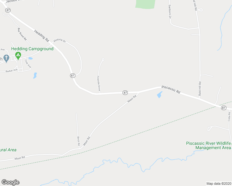 map of restaurants, bars, coffee shops, grocery stores, and more near 802 Piscassic Road in Newfields