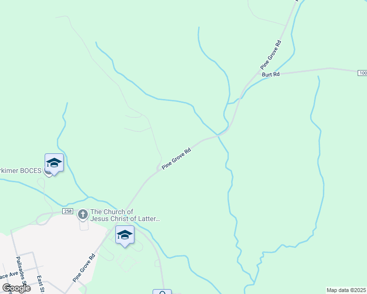 map of restaurants, bars, coffee shops, grocery stores, and more near 365 Pine Grove Road in Herkimer