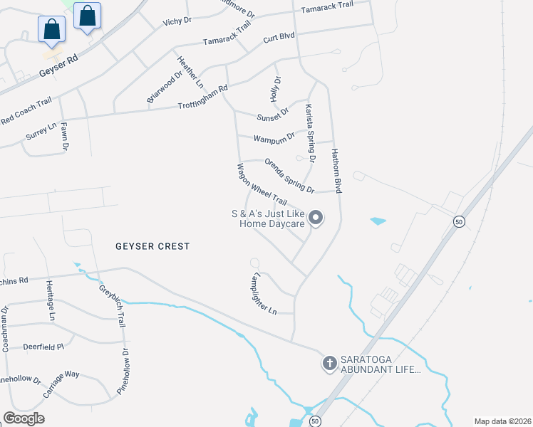 map of restaurants, bars, coffee shops, grocery stores, and more near 6 Deerleap Place in Saratoga Springs