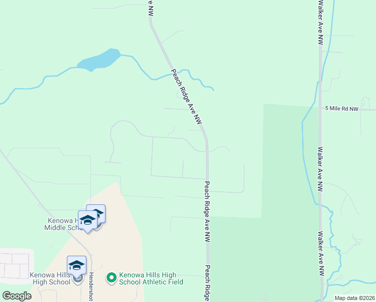 map of restaurants, bars, coffee shops, grocery stores, and more near 2844 Candi Lane in Grand Rapids