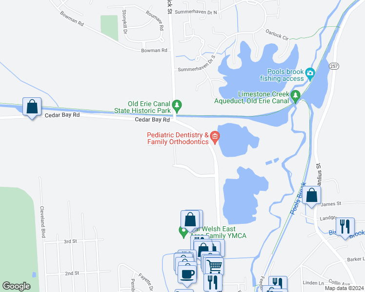 map of restaurants, bars, coffee shops, grocery stores, and more near 109 Star Gaze Circle in Fayetteville