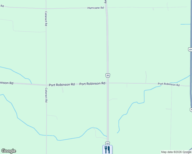 map of restaurants, bars, coffee shops, grocery stores, and more near 2416 Port Robinson Road in Welland