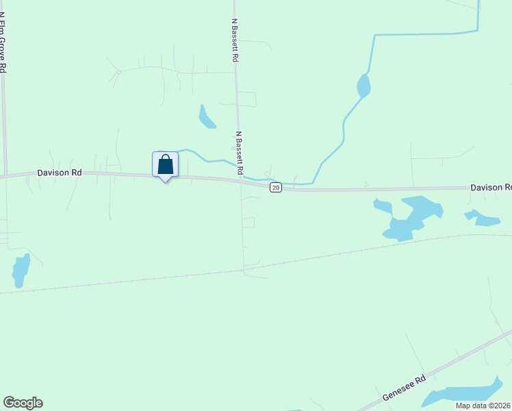 map of restaurants, bars, coffee shops, grocery stores, and more near 59 South Bassett Road in Lapeer