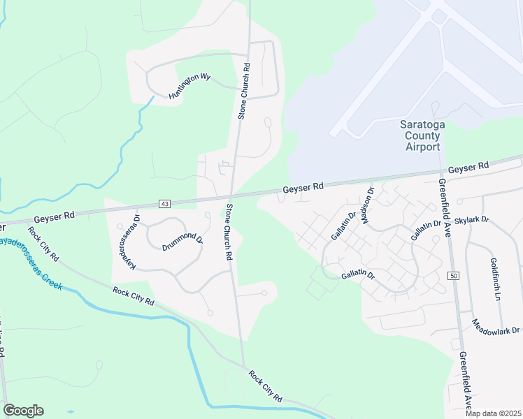 map of restaurants, bars, coffee shops, grocery stores, and more near 667 Geyser Road in Ballston Spa
