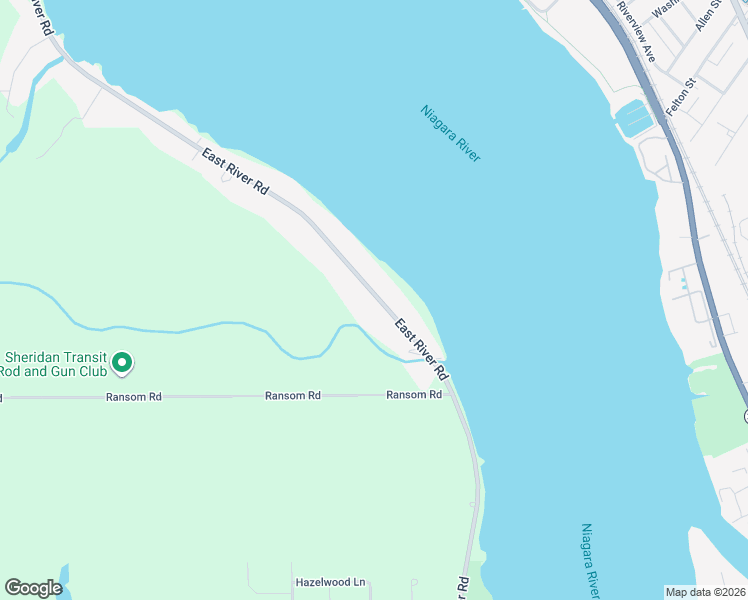 map of restaurants, bars, coffee shops, grocery stores, and more near 3732 East River Road in Grand Island