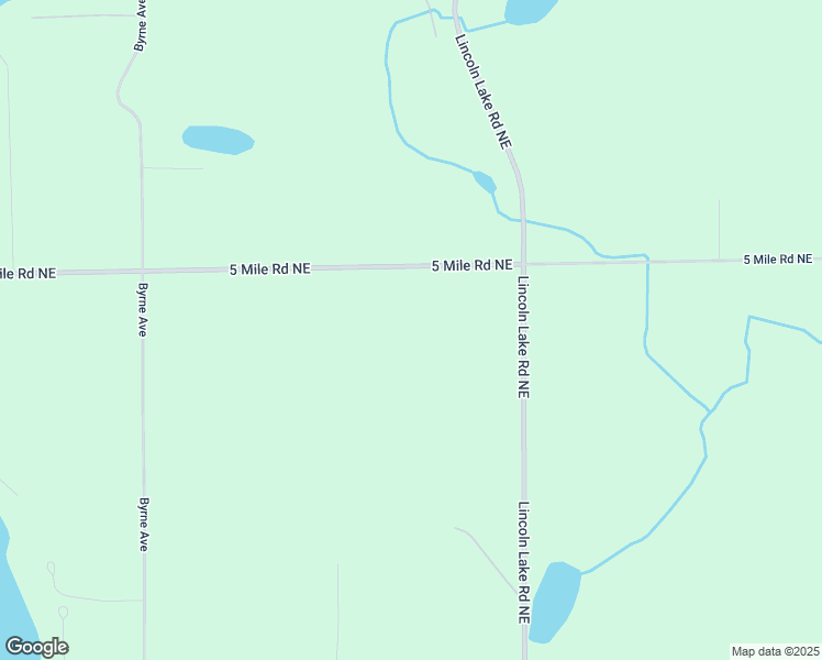 map of restaurants, bars, coffee shops, grocery stores, and more near 12620 5 Mile Road Northeast in Marne