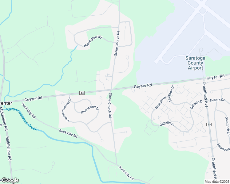 map of restaurants, bars, coffee shops, grocery stores, and more near 677 Geyser Road in Ballston Spa