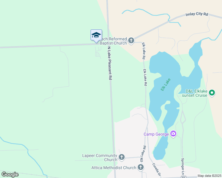 South Lake Pleasant Road, Attica MI Walk Score