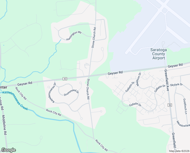 map of restaurants, bars, coffee shops, grocery stores, and more near 677 Geyser Road in Ballston Spa