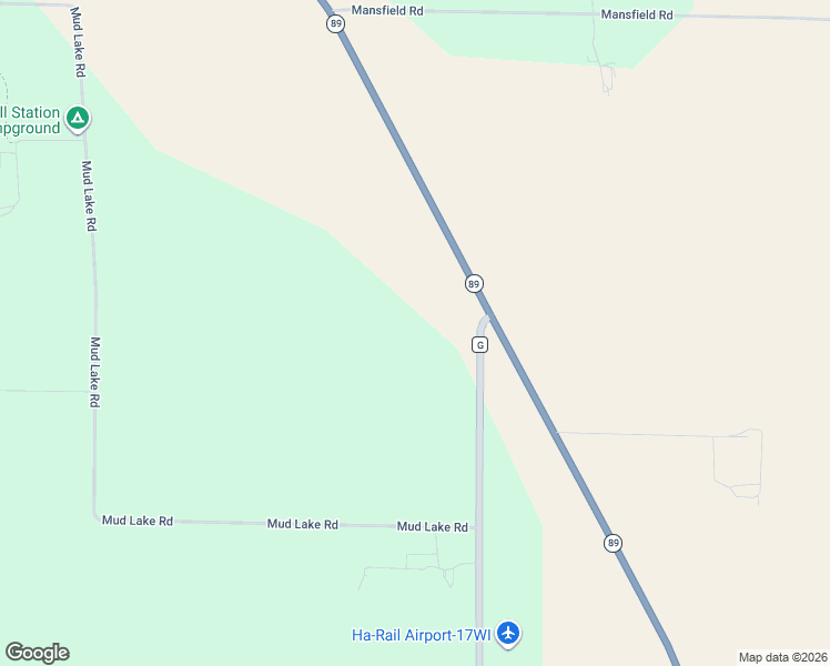 map of restaurants, bars, coffee shops, grocery stores, and more near 5495 Wisconsin 89 in Lake Mills