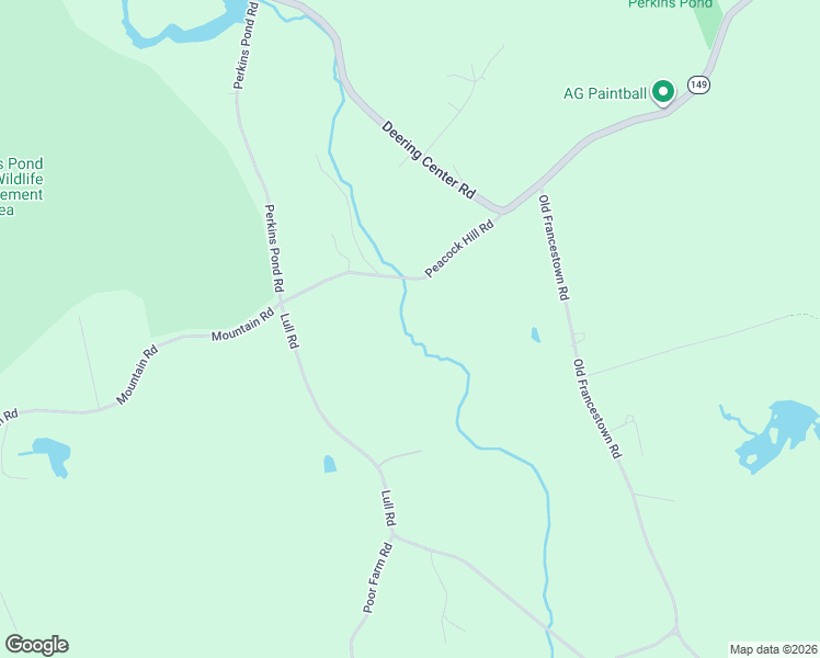 map of restaurants, bars, coffee shops, grocery stores, and more near 49 Peacock Hill Road in Weare